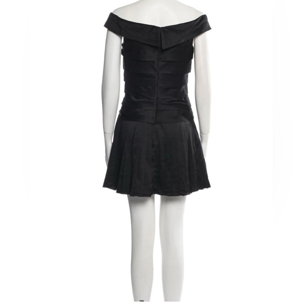 Ted Baker London ‘Erta’ black satin mini dress (TB size 3/US size 6/8) EUC - Picture 3 of 7